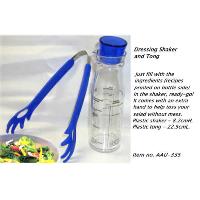 Dressing Shaker and Tong
