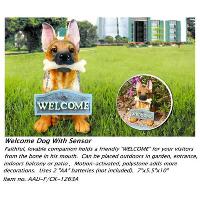 Welcome Dog with Sensor