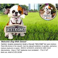 Welcome Dog with Sensor