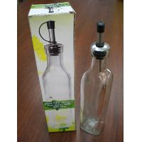 Olive Oil & Vinegar Pour Glass Bottle with Pour