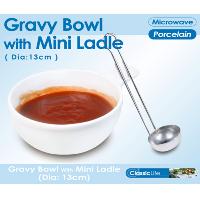 Gravy Bowl with Mini Ladle